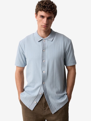 Next Regular fit Button Up Shirt in Blue: front