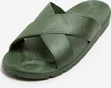 Brasileras - Sandalias 'Loopz' en verde: frente