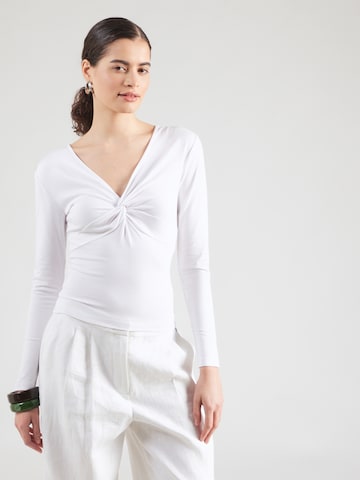 Tricou 'Nathalie' de la ABOUT YOU pe alb: față