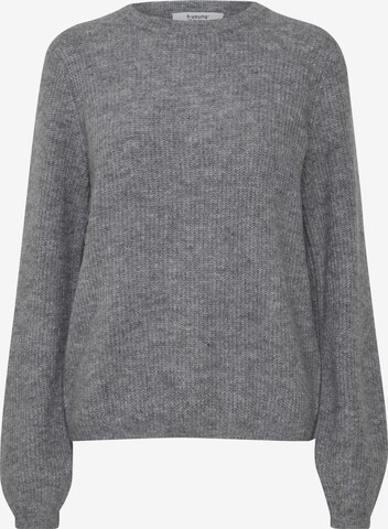 b.young Sweater in Grey: front