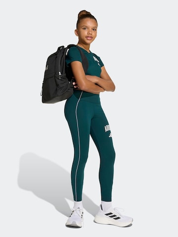 ADIDAS SPORTSWEAR Skinny Παντελόνι φόρμας σε πράσινο: μπροστά