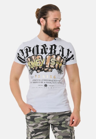 CIPO & BAXX Shirt in White: front