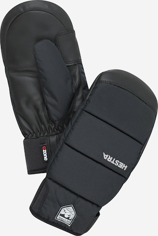 Hestra Sportovní rukavice 'Frost' – černá: přední strana