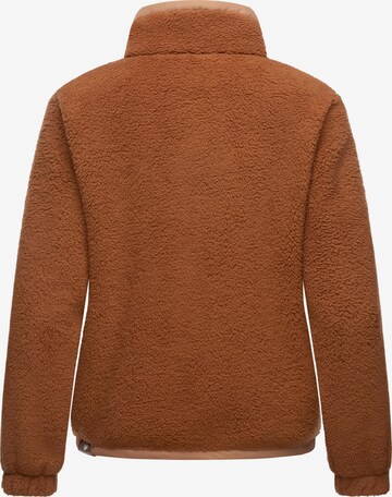 Ragwear Fleece Jacket 'Nordicka' in Brown