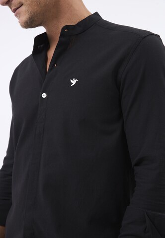 Felix Hardy Regular fit Button Up Shirt in Black