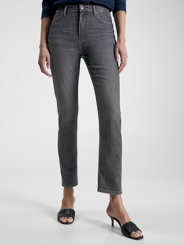 TOMMY HILFIGER Slimfit Jeans in Zwart: voorkant