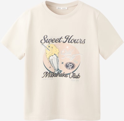 MANGO Paita 'ILUSTRA2' koossa XS värissä beige / hiekka / musta / valkoinen, Tuotenäkymä
