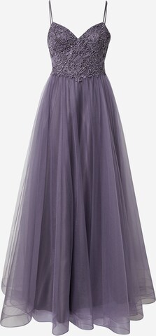 Laona Evening Dress in Grey: front