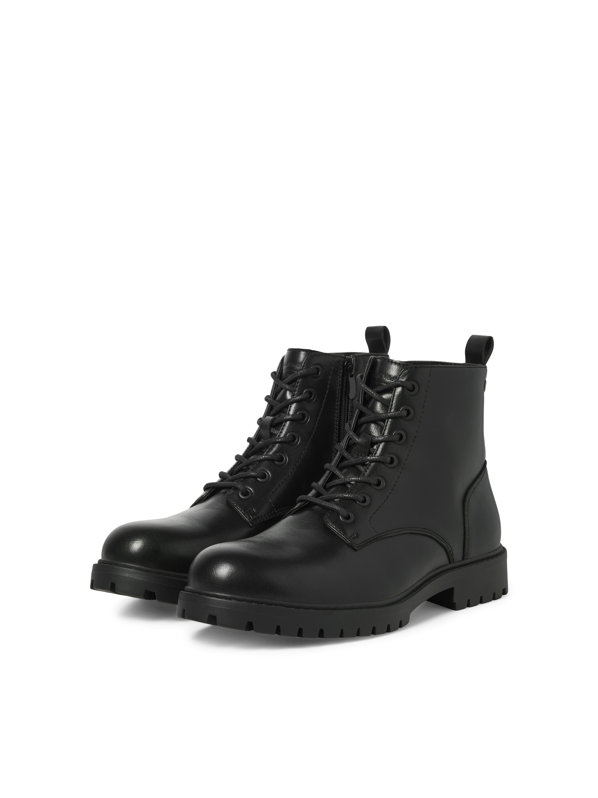 Bottines à lacets 'JFWBRANDON' JACK & JONES en noir