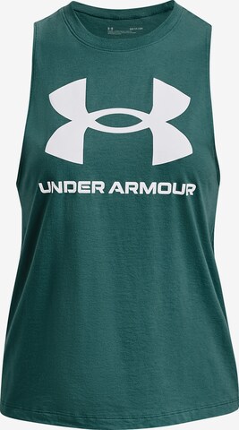 UNDER ARMOUR Sporttop in Groen: voorkant