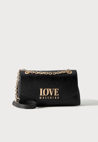 Sac à bandoulière Love Moschino en noir : devant