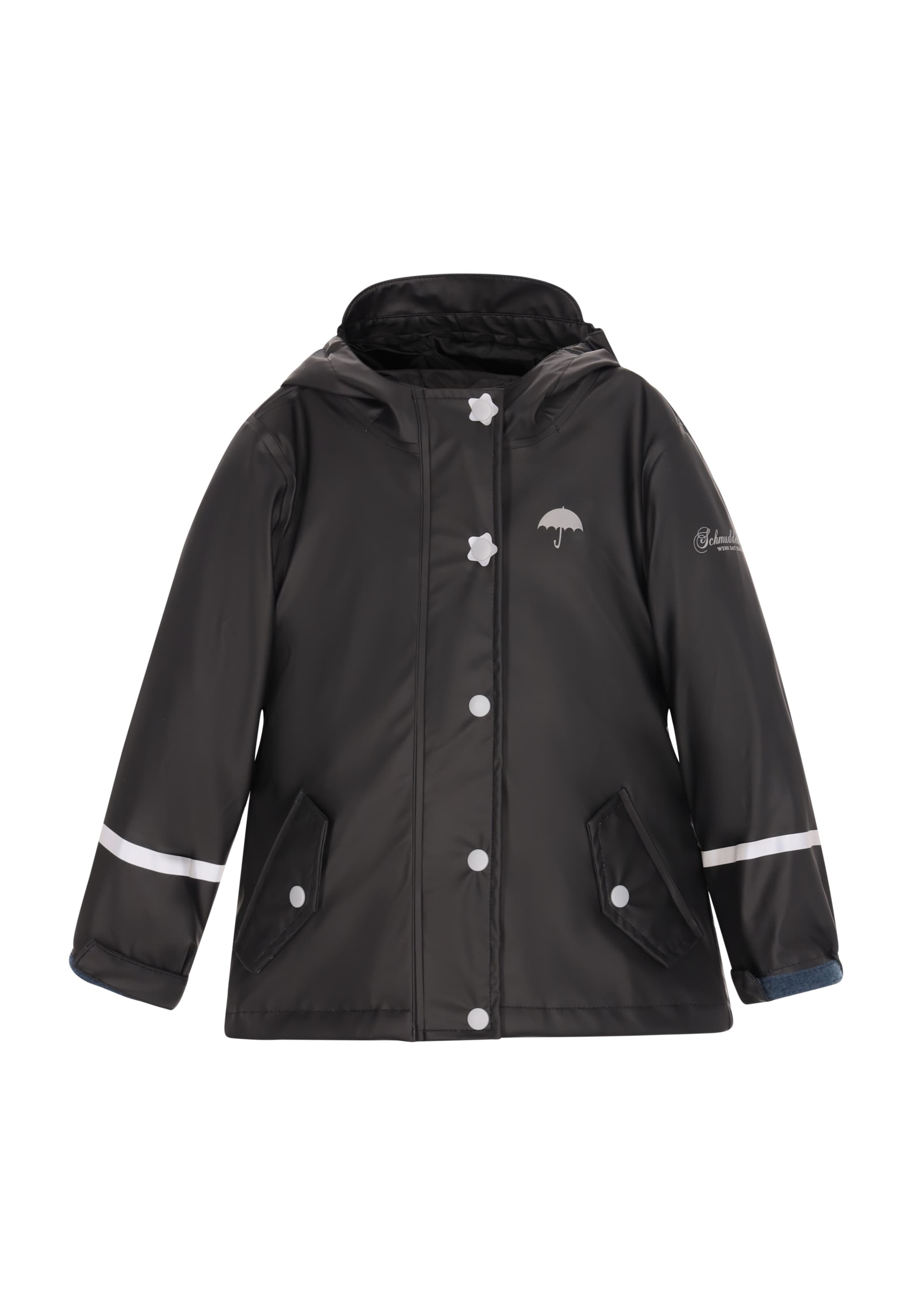 Schmuddelwedda Λειτουργικό μπουφάν σε μαύρο: μπροστά