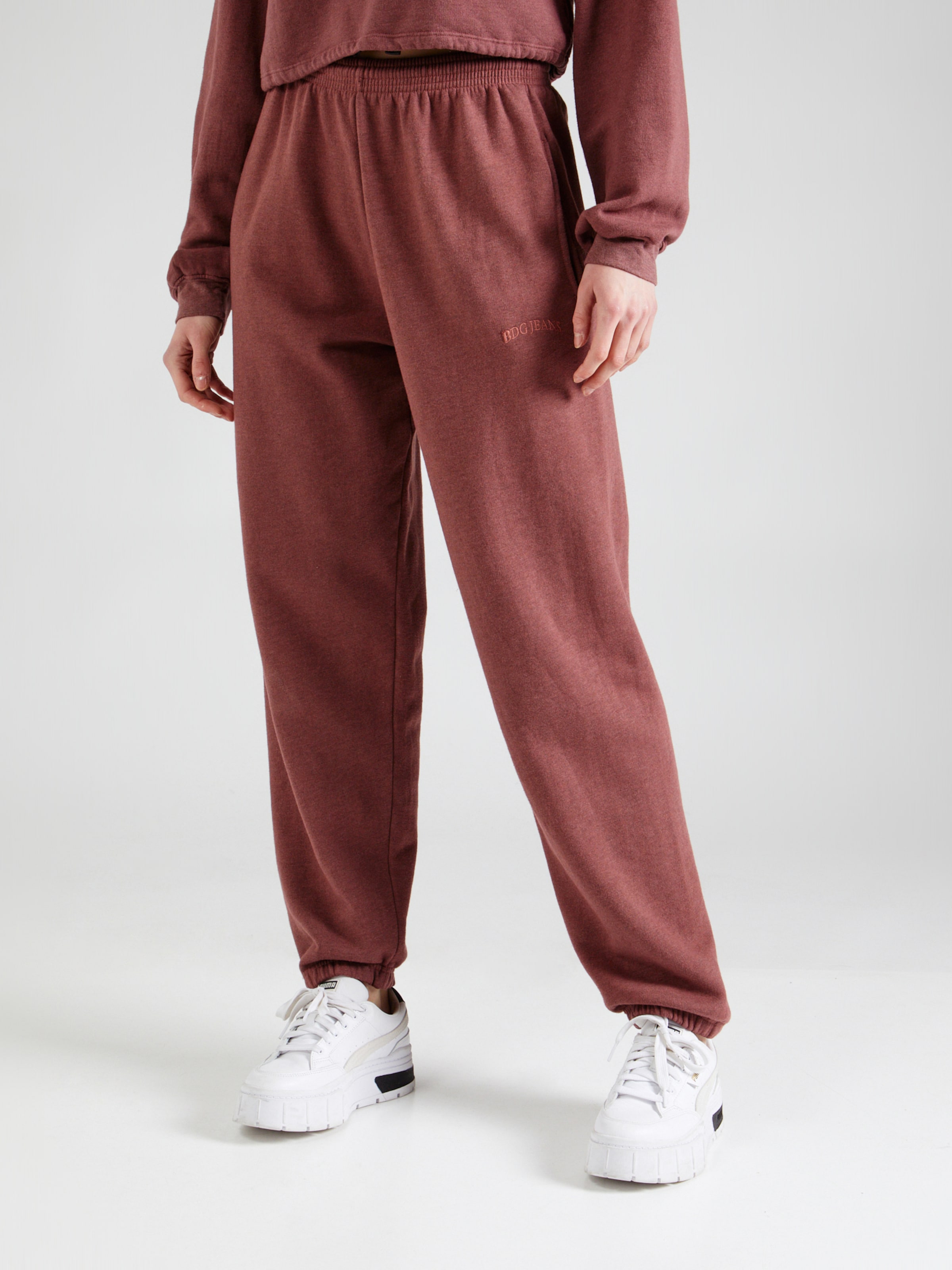Effile Pantalon BDG Urban Outfitters en Lie De Vin ABOUT YOU