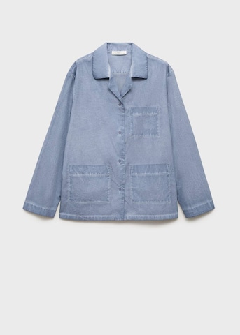 MANGO Pyjamahemd 'Felipe' in Blau