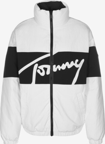 Tommy Jeans Winterjas in Wit: voorkant