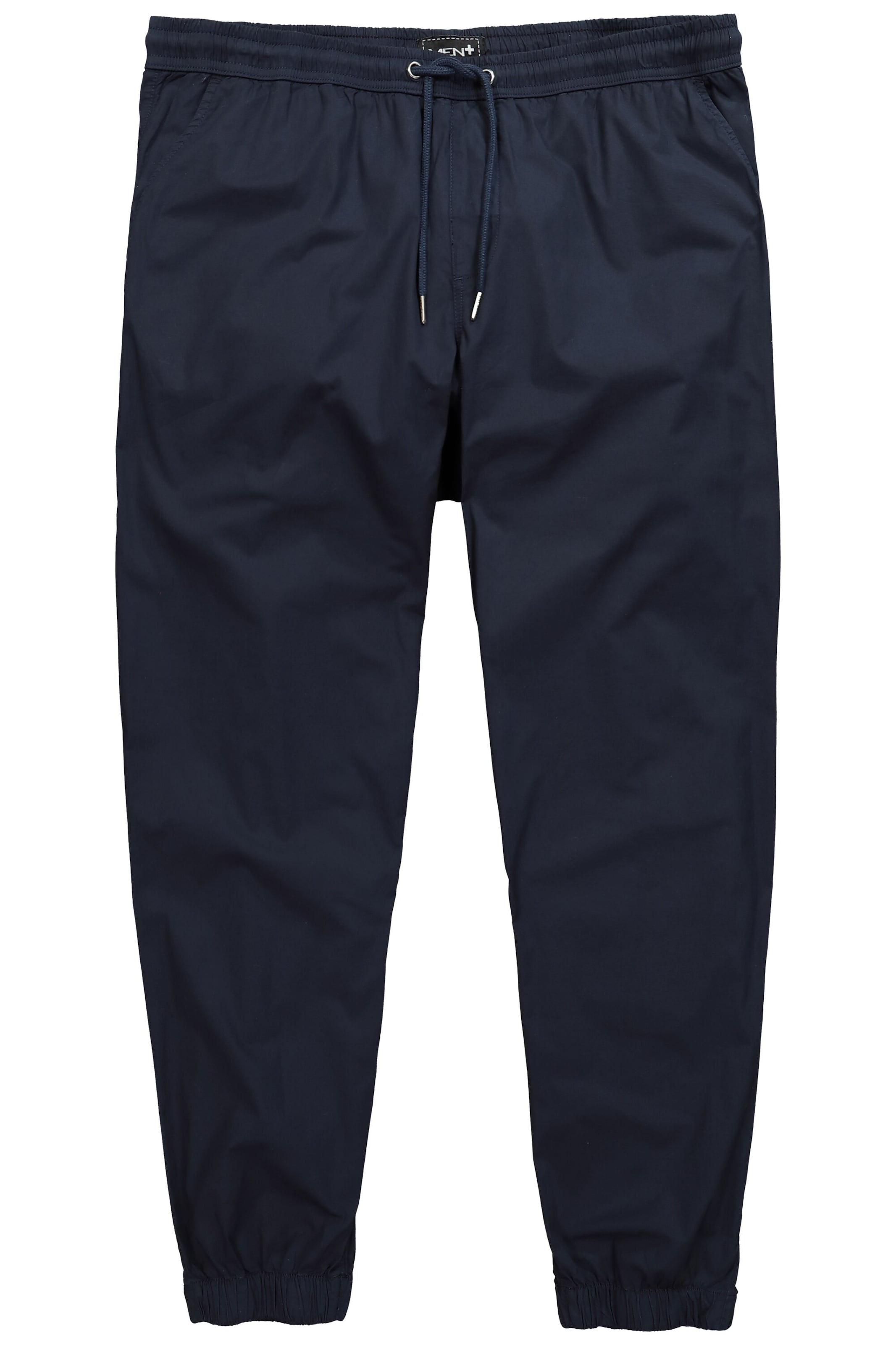Men Plus Loosefit Broek in Blauw: voorkant