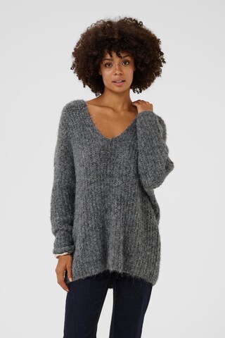 CULTURE Sweater 'CUBrava' in Grey: front