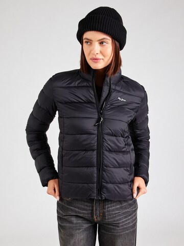 Pepe Jeans - Chaqueta de entretiempo 'MADDIE' en negro: frente