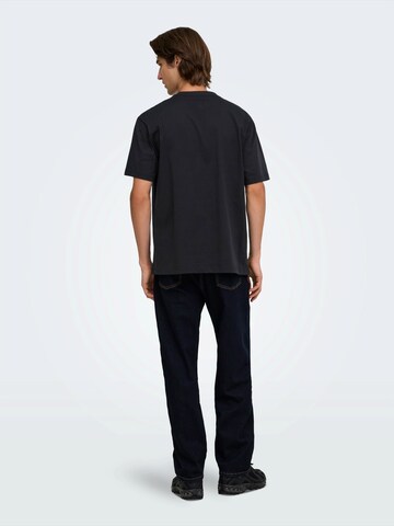 Only & Sons - Camiseta 'ONSHALLOWEEN' en negro