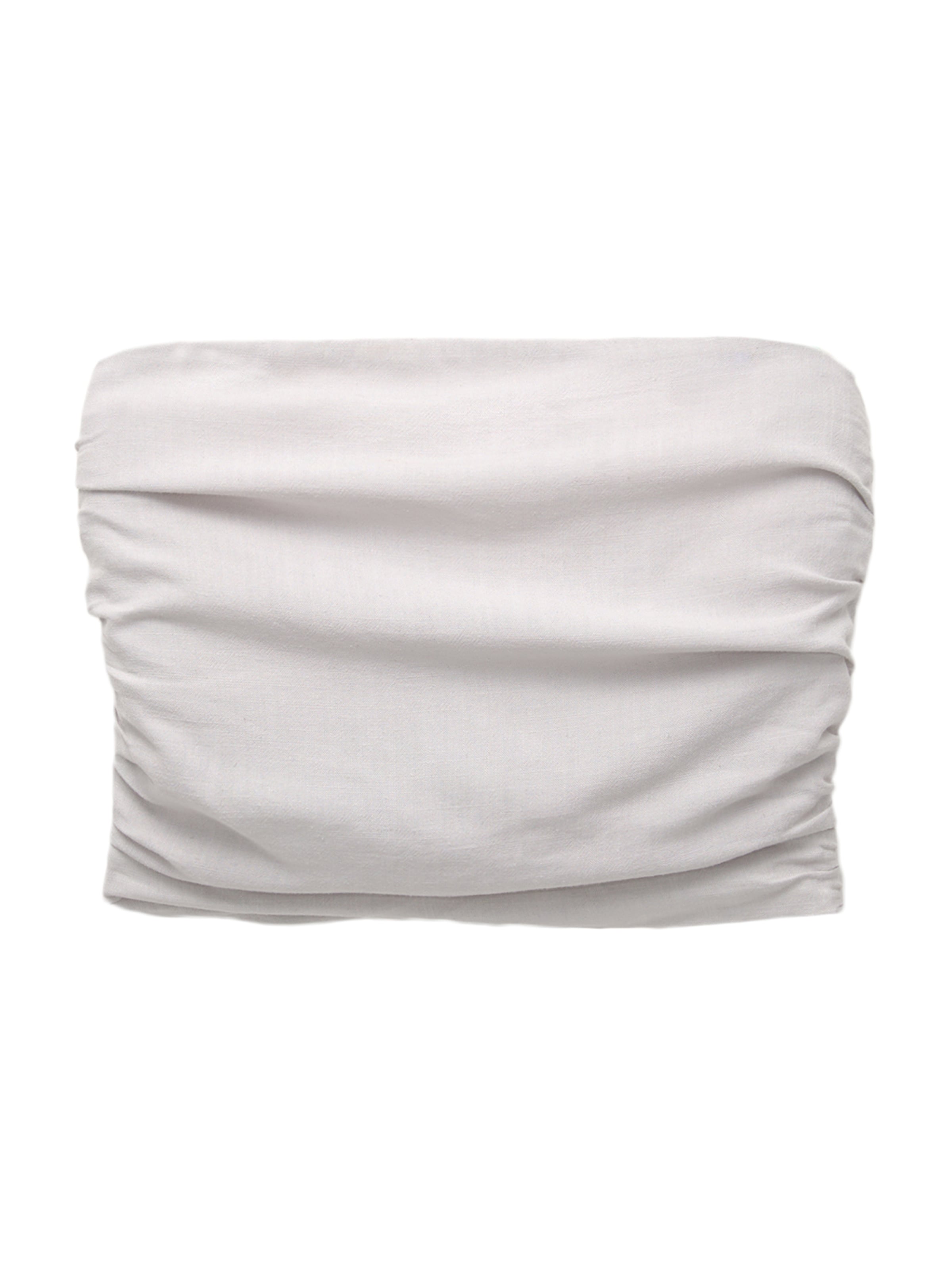 Pull&Bear Top - szürke: elől