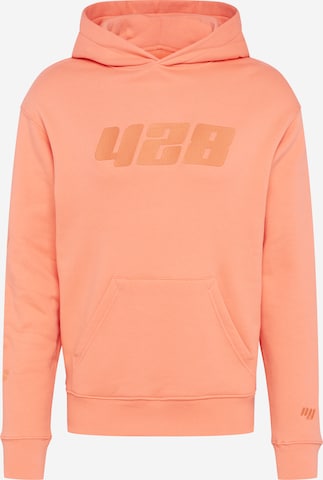 ABOUT YOU x Mero Sweatshirt '428' in Orange: front