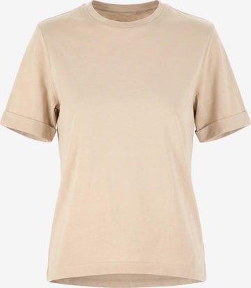 T-shirt Alexa Dash en beige : devant
