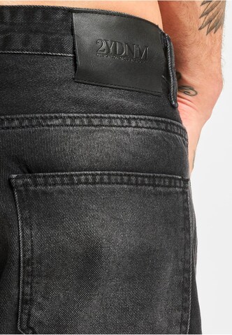 2Y Premium Regular Jeans in Zwart