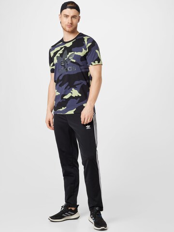 ADIDAS ORIGINALS T-Shirt 'Graphics Camo' in Blau