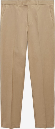 MANGO MAN Suorat housut 'NICCO' värissä beige, Tuotenäkymä