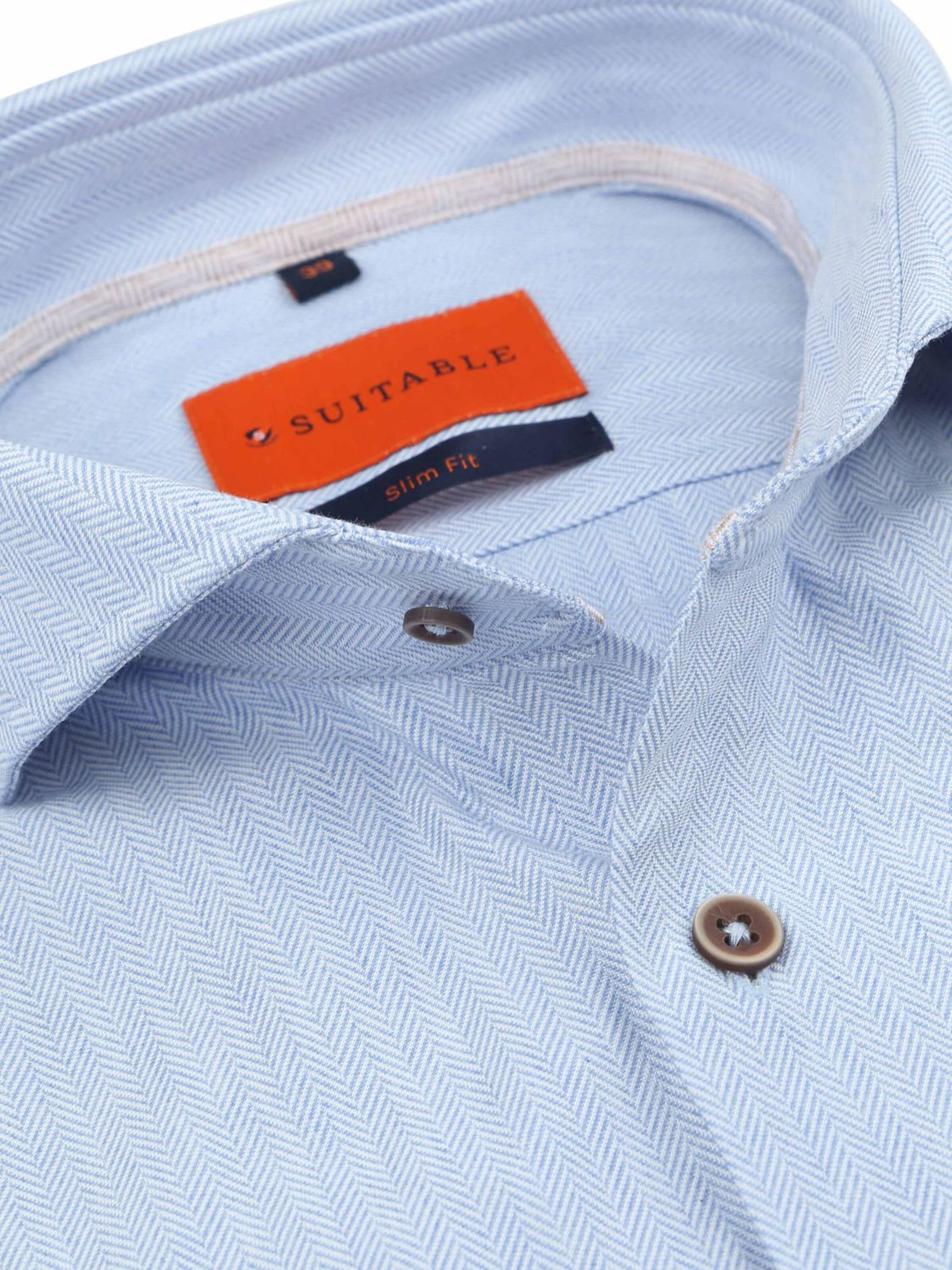 Suitable Regular fit Overhemd in Blauw