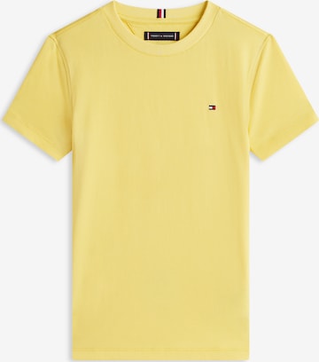 TOMMY HILFIGER Μπλουζάκι 'ESSENTIAL' σε κίτρινο: μπροστά