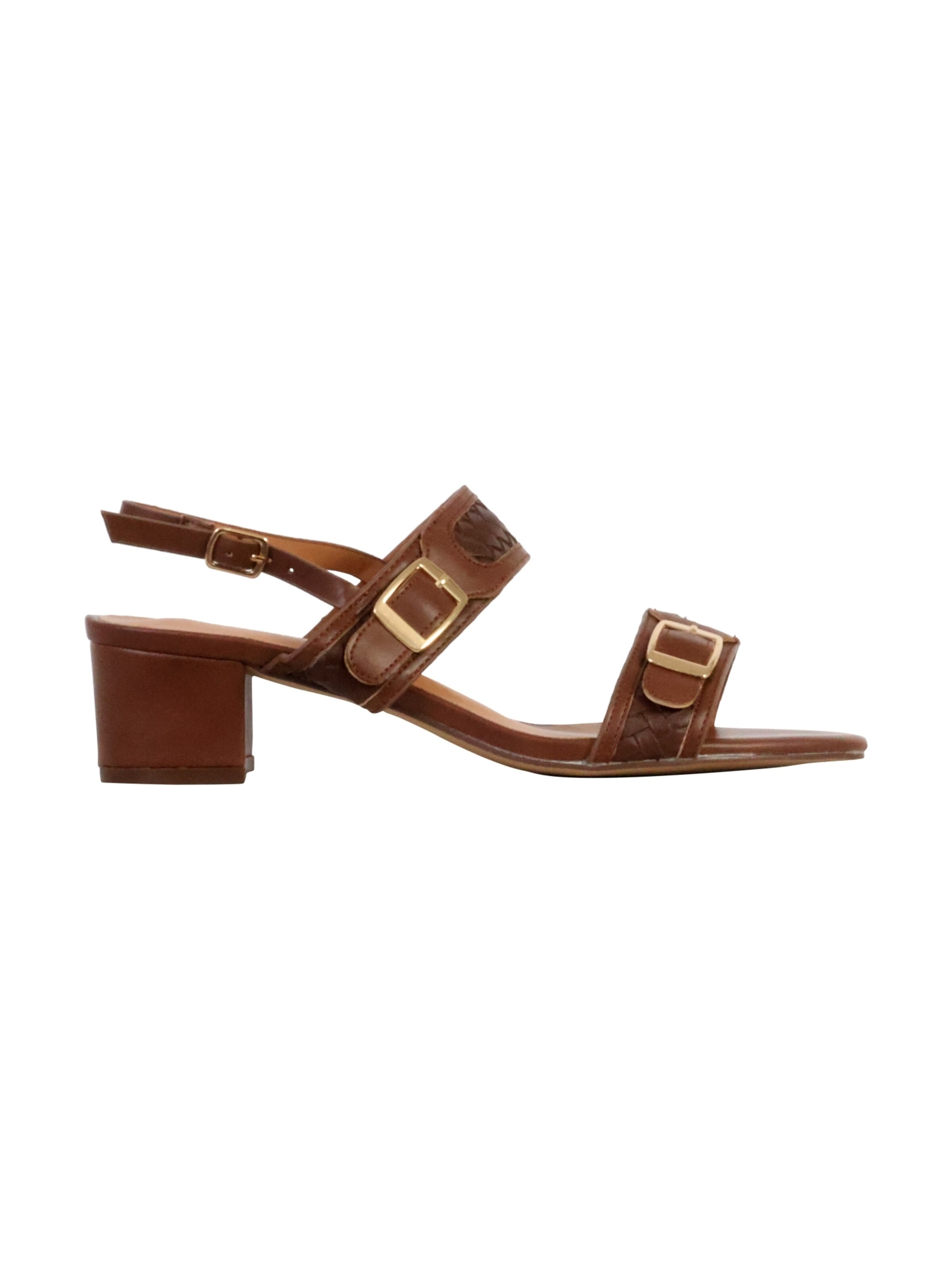 Sandales 'Supermodische Sandalen mit Absatz' POTI PATI en marron