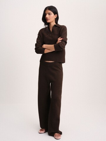 Pantalons de tailleur The Set en marron