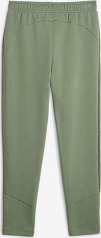 PUMA Regular Workout Pants 'evoStripe' in Green