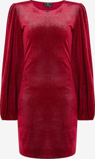 faina Cocktail Dress in Wine red, Item view