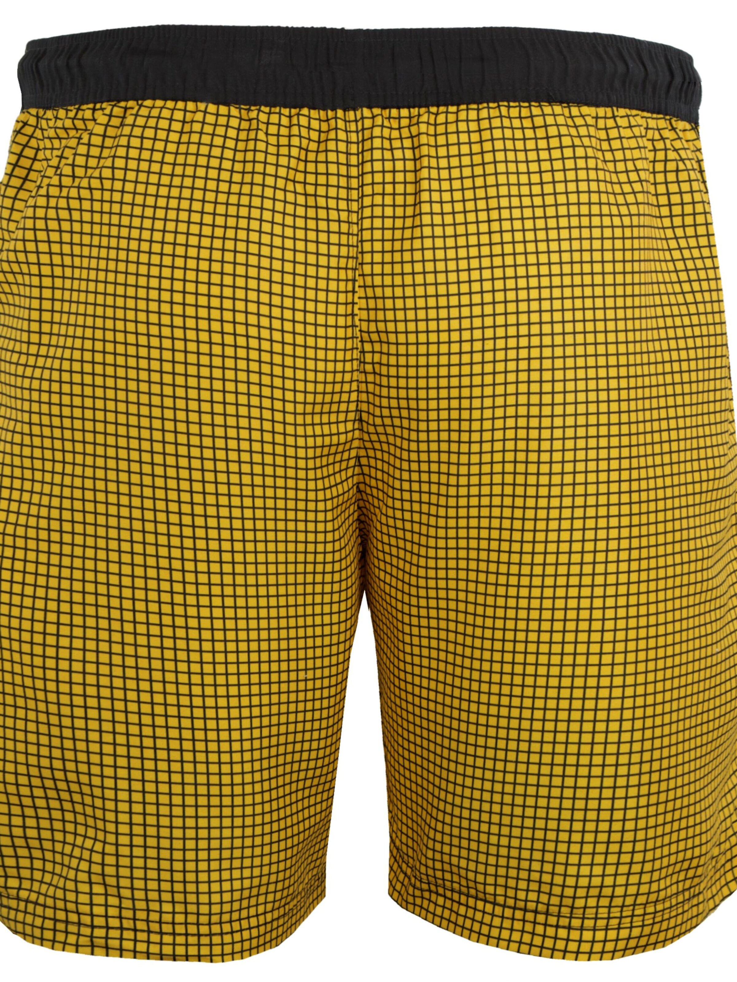 Guggen Mountain Badeshorts 'Boardshorts Style 6'‌‌‌ in Gelb