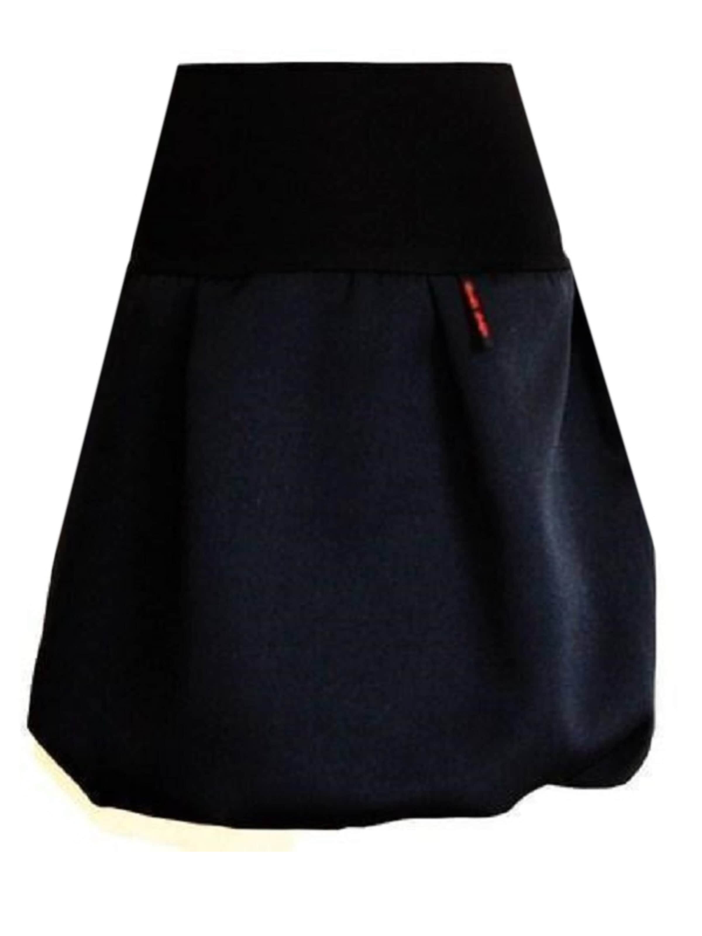 dunkle design Skirt 'S-G' in Black: front