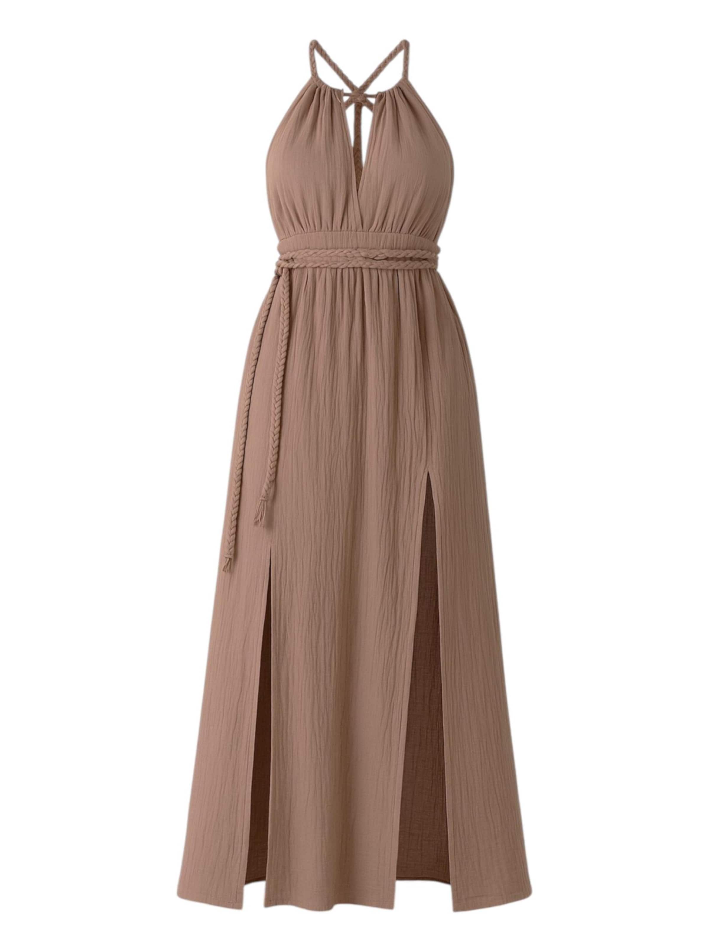 WENOR Dress 'AURELA-BOHO' in Beige: front