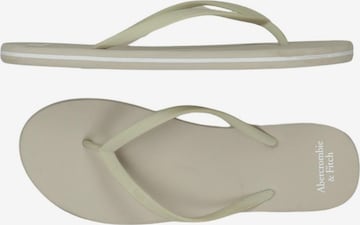 Abercrombie & Fitch Sandalen 41 in Beige: Vorderseite