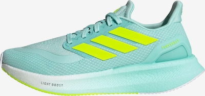 Bėgimo batai 'PUREBOOST 5' iš ADIDAS PERFORMANCE, spalva – vandens spalva / neoninė geltona, Prekių apžvalga
