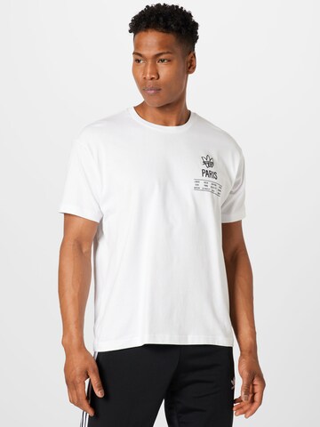 ADIDAS ORIGINALS Shirt 'PREM PARIS' in White: front