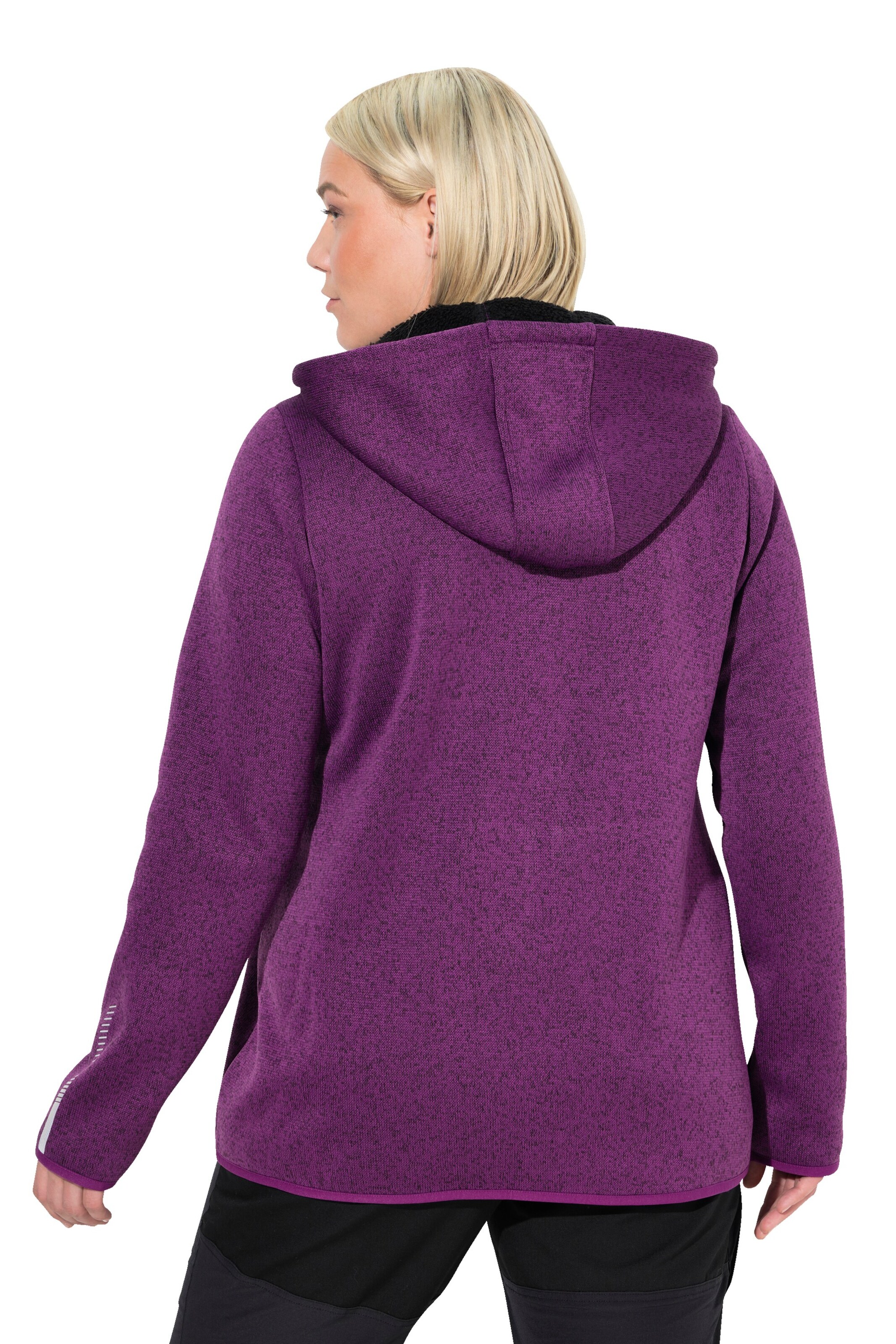 Ulla Popken Sweatjacke in Lila
