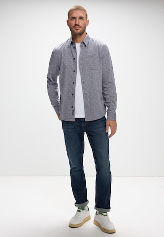 Street One MEN Regular Fit Hemd in Grau