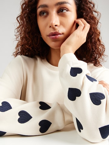 VERO MODA Sweatshirt 'VMKAROL' i beige