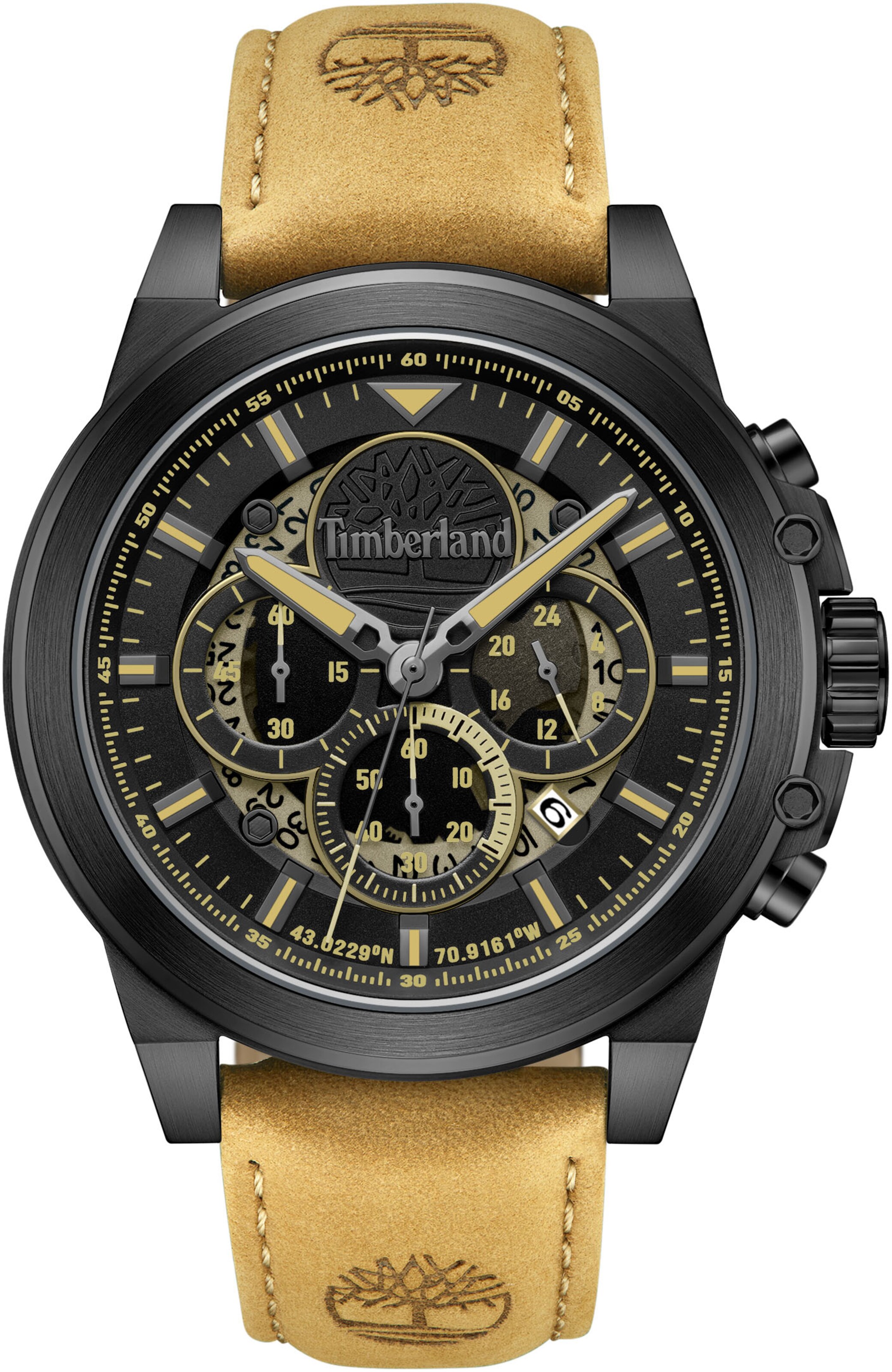 TIMBERLAND Uhr in Schwarz: Vorderseite