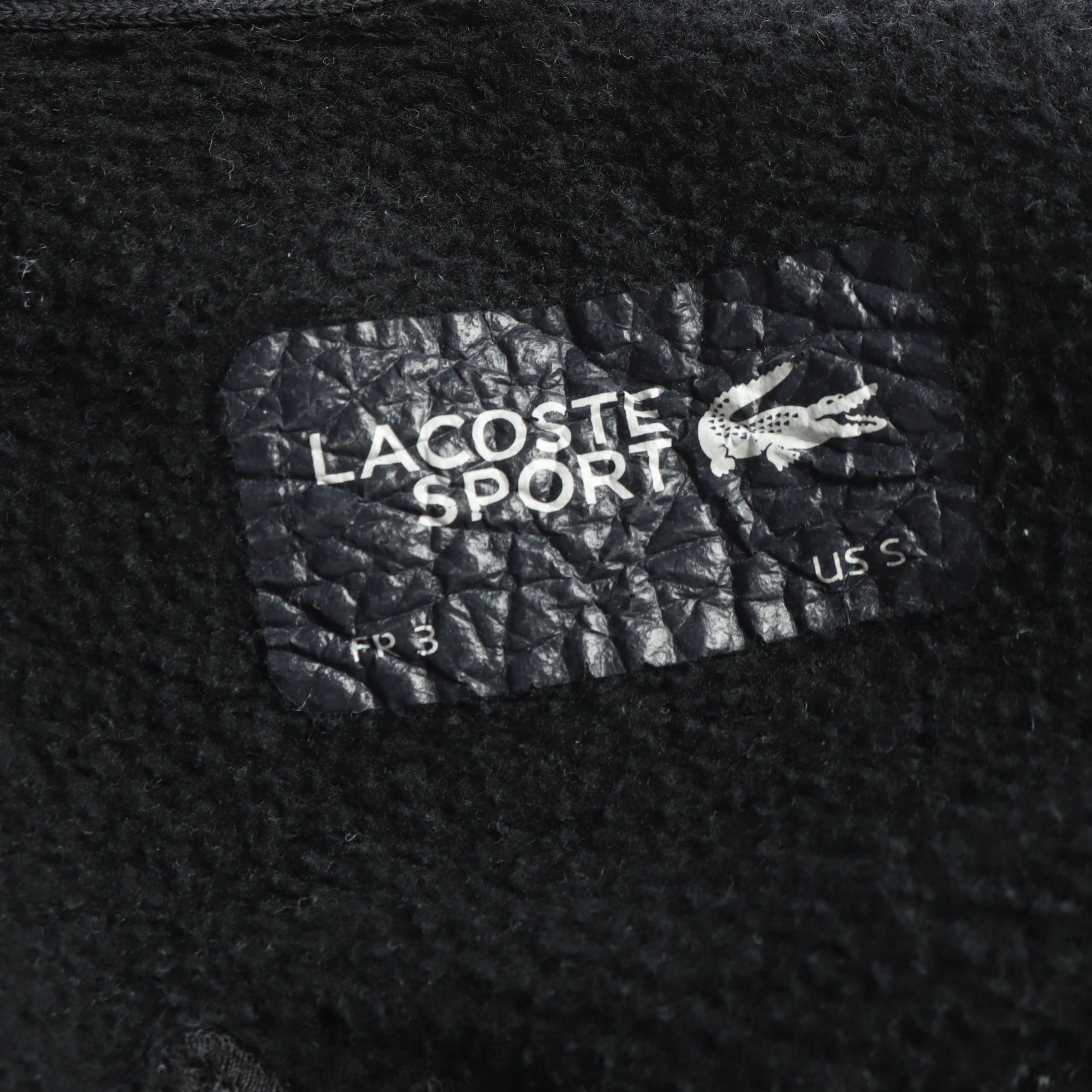 LACOSTE Sweatshirt & Zip-Up Hoodie in S in Black