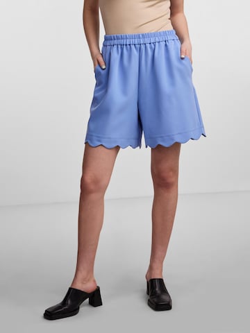 PIECES Loosefit Broek 'JULIA' in Blauw
