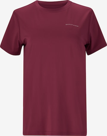 ENDURANCE Functioneel shirt 'Yonan' in Rood: voorkant