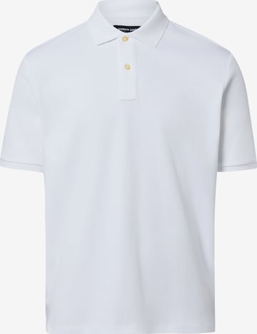 Andrew James Poloshirt in Weiß: Vorderseite