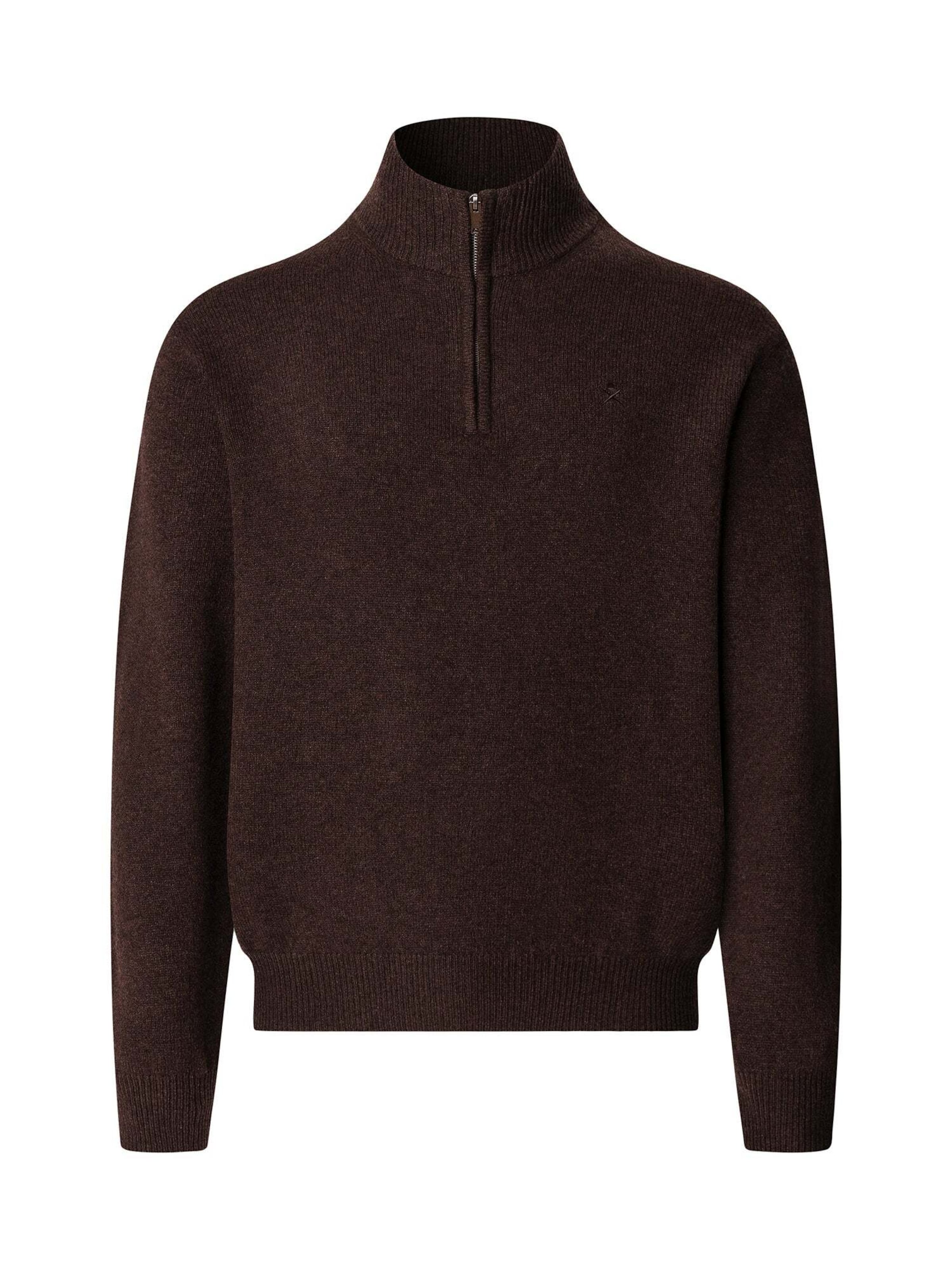 Hackett London Pullover in Braun: Vorderseite